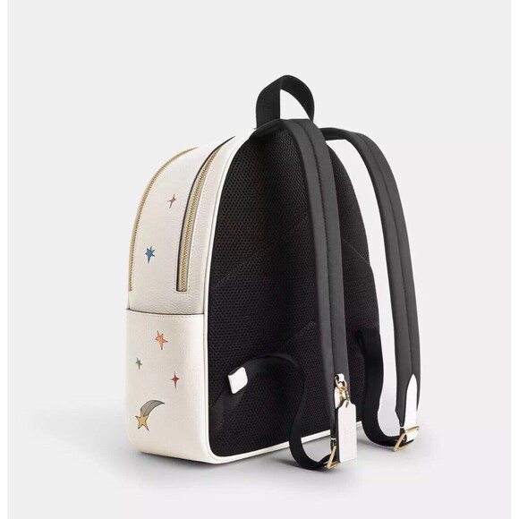 Coach X Observed By Us Court Leather Backpack CU389 Star moon Sun Satellite NWT - Picture 10 of 11